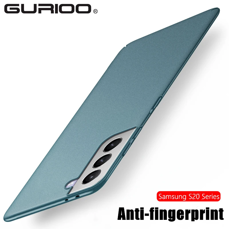 Матовые Тонкие Жесткие чехлы из песчаника для Samsung Galaxy S22 S21 S20 FE Ultra S10 S9 Plus Note 20 10 Pro
