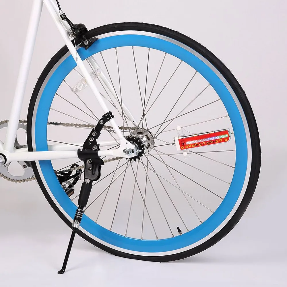 Красочные велосипедные фонари велосипедная спица велосипедного колеса светильник 32 светодиодный 32-шаблон водонепроницаемый ездовой