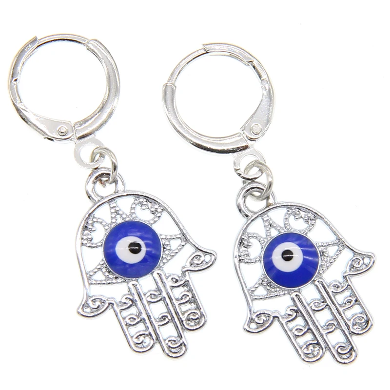 Классические женские Серьги Фатима сглаза подвеска дьявольский глаз модные