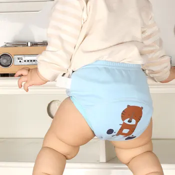 

LOOZYKIT Breathable Baby Diapers Cover Reusable Toddler Cloth Diaper Nappy Kids Waterproof Training Pants Infant Children Shorts