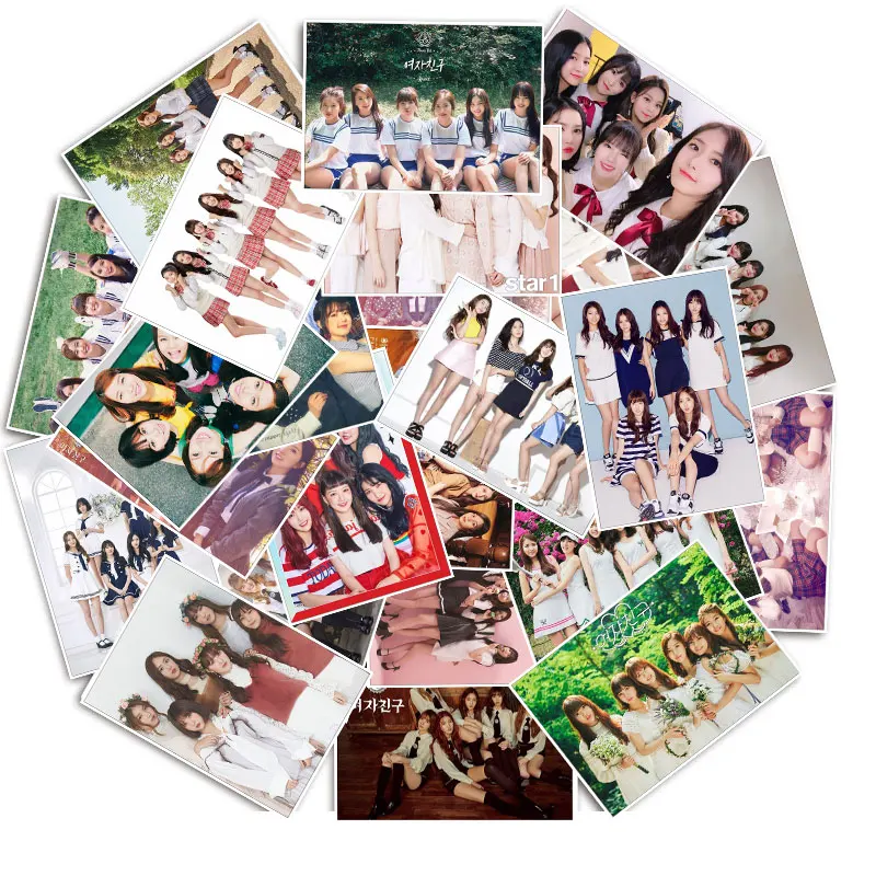 25 шт./упак. Gfriend наклейки для автомобиля ноутбука Чемодан скейтборд холодильник телефон гитарная надпись