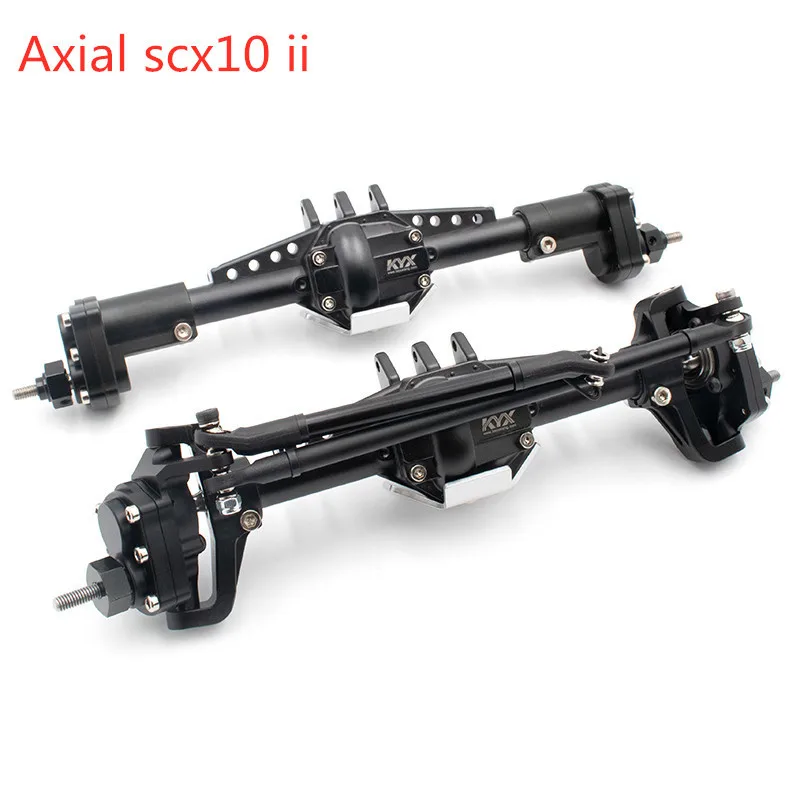 INTEGY CNC Aluminum Straight Axle Rear Lock-Out For Axial 1/10 SCX-10 RC Crawler