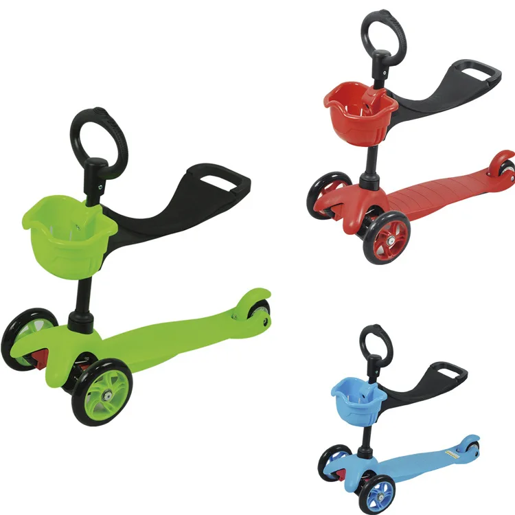 

Manufacturers Direct Selling Made in China-Meter-High Three-in-One CHILDREN'S Three-wheeled Scooter with Flashing Wheel a Genera
