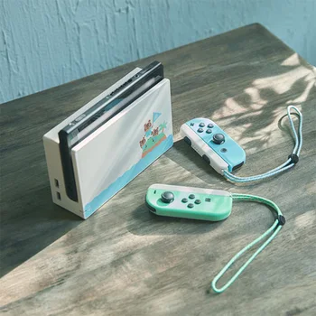 

One Set Origianl New Animals Crossing Charging TV Stand Dock Joycon and Strap For NS Nintend Switch Console YX-8365