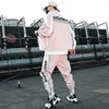 Men's Tracksuit Streetwear Two-piece Set Sweat Suit Polyester Overalls Men's Jacket and Harem Pants 2022 Hip Hop Mens Clothing ► Photo 3/4