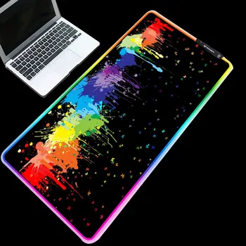 

ZSUXTC Painted Series RGB Table Mat Colorful Color LED Lighting Illumination High Quality Durable Mouse Pad