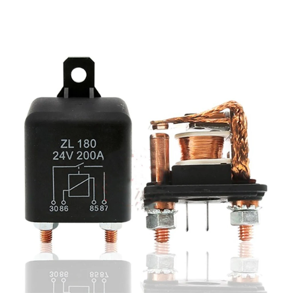 24V 200A Split Charge ON/OFF Relay for Motorbike Car Bike Van Boat
