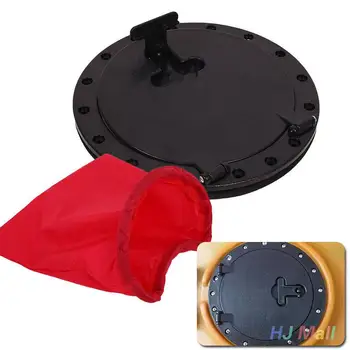 

Boating Deck Plate ABS Boat Cover Kayak 10" with Bag Red Marine