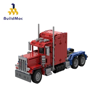 

BuildMoc Peterbilt Truck MOC 24330 379 Lamborghini Educational Building Blocks Toy Kit DIY Educational Children Birthday Gift