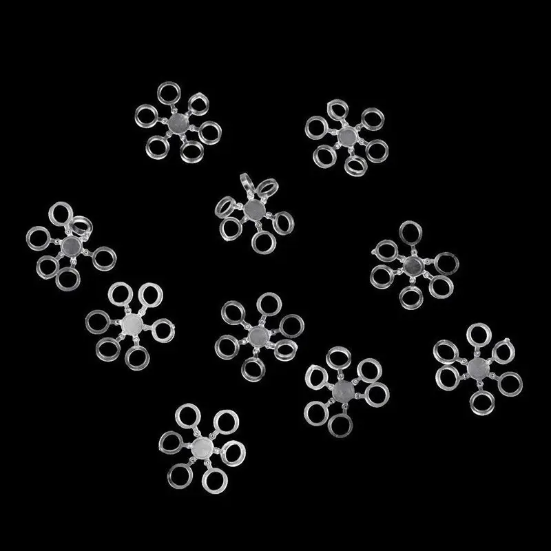 ABUO-600Pcs/100 набор латексных прозрачных гранул 10 мм подходит для карпа грубой рыбалки для волос и крючков