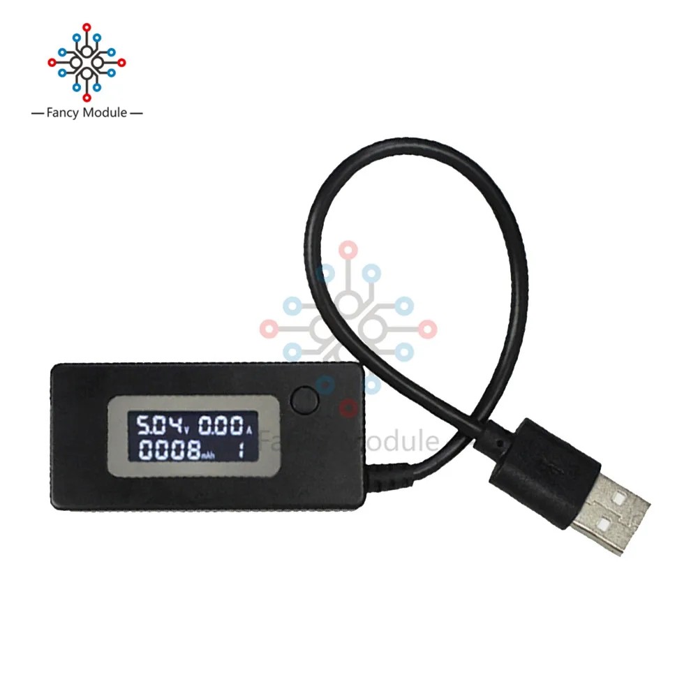 Diymore lcd USB детектор Вольтметр Амперметр мобильное зарядное устройство тестер емкости с USB загрузчиком разряд нагрузочный резистор модуль