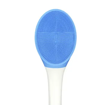 

Body Massager Brush Vibration Electronic Waterproof Back Scrubber Facial Cleansing Brush With Long-Handle Bath