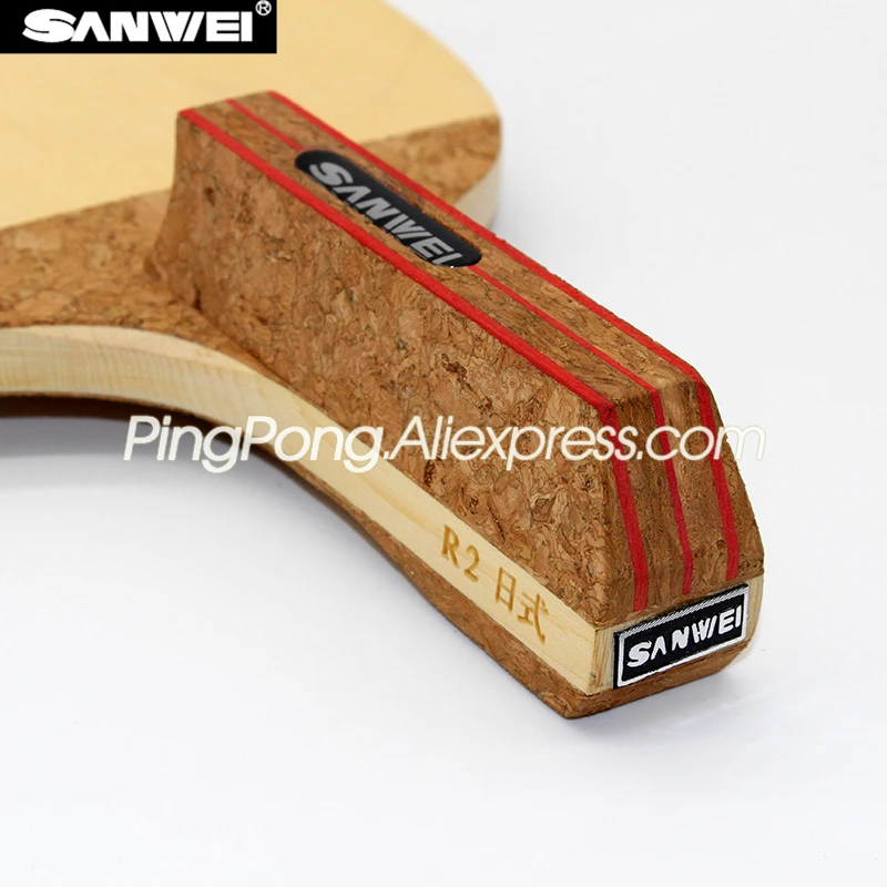 Японские ракетки для настольного тенниса SANWEI R2 (1ply HINOKI) прочные весло пинг