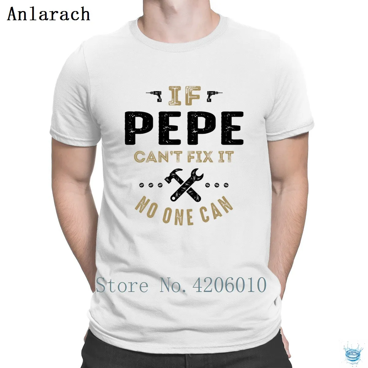 Pepe Can Fix It футболка с коротким рукавом, летняя футболка для мужчин, стильная, новая, натуральная
