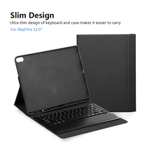 Высокое качество BT беспроводной чехол для клавиатуры защитный чехол ультра-тонкий дизайн совместимый для 12,9 ''iPad Pro