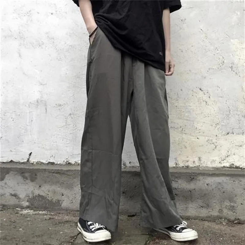straighted sport Pants wide leg Men 