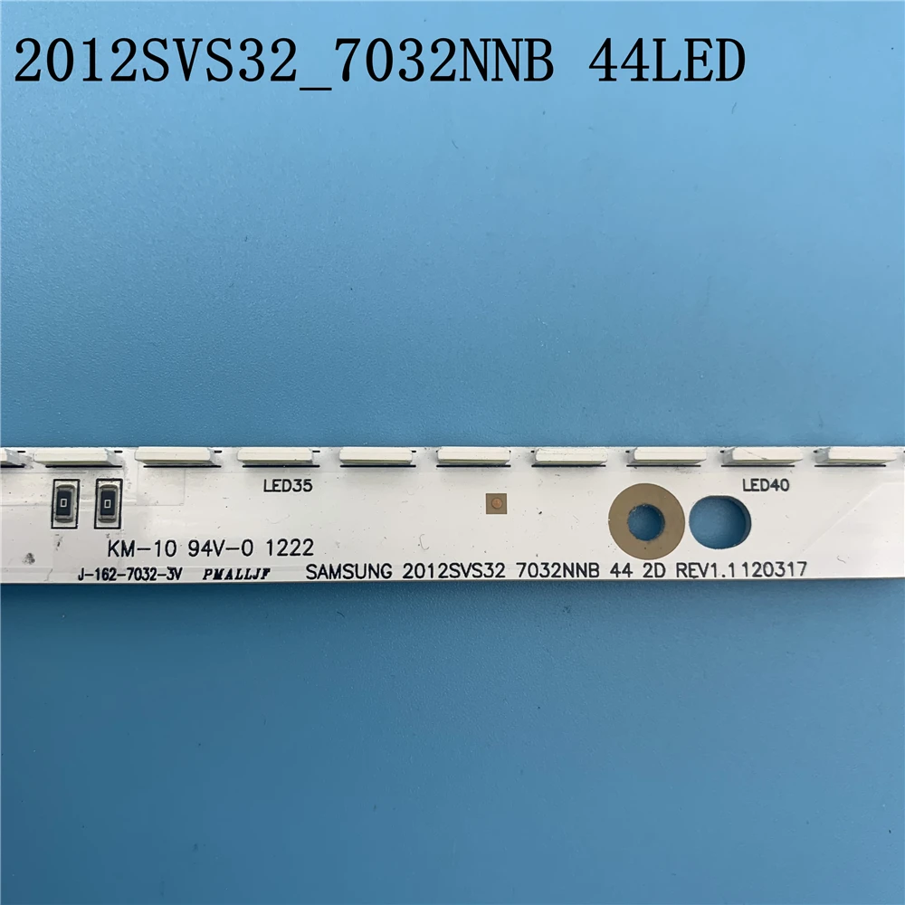 

New 44LED*3V 406mm LED strip for samsung UA32ES5500 UE32ES6100 SLED 2012svs32 7032nnb 2D V1GE-320SM0-R1 32NNB-7032LED-MCPCB