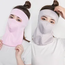 Дизайн Мода 2 шт унисекс маска для лица Солнцезащитная маска для лица женская маска с защитой от УФ анти-пыли маски