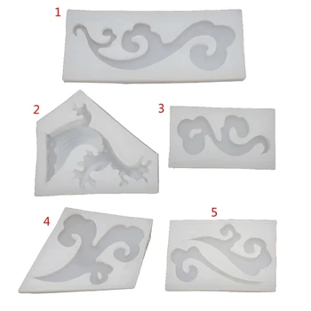 

Handmade Auspicious Clouds Resin Mold Cloud Shape Epoxy Resin Casting Silicone Molds Jewelry Making Tools Art Crafts
