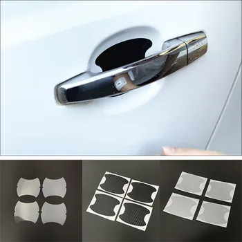 

4pcs Car Door Handle Sticker for Toyota SIENTA Vellfire Verso PROACE Hilux Tacoma Tundra 4Runner FT-EV FT-HT FT-AC AYGO Salvage