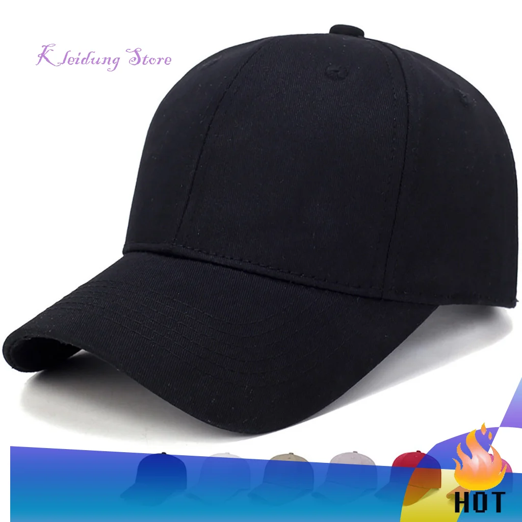 

Solid Summer Cap Branded Baseball Cap Men Women Dad Cap Bone Snapback Hats For Men Bones Outdoor Sun Hat