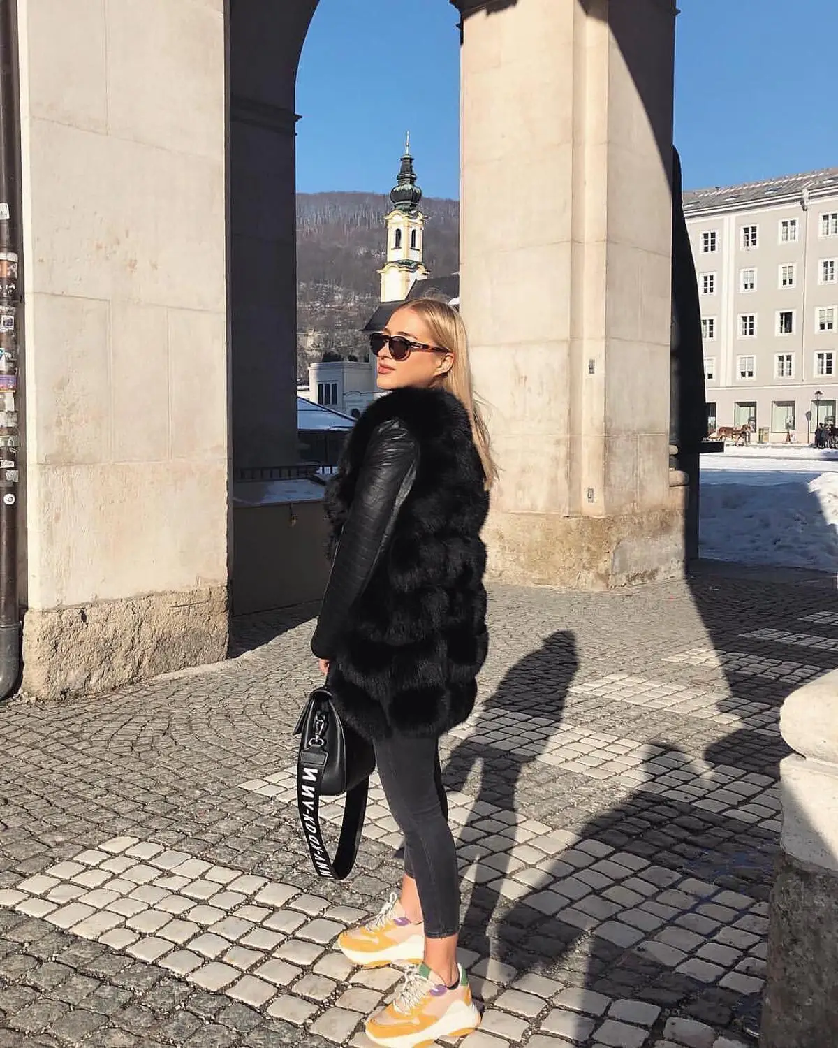 black 90 см длинна, натуральный Лисий мех жилет, пальто шуба, Женское пальто, жилет, длинная шуба, кожаная шуба, Лисий жилет, пальто, осень и - Цвет: black