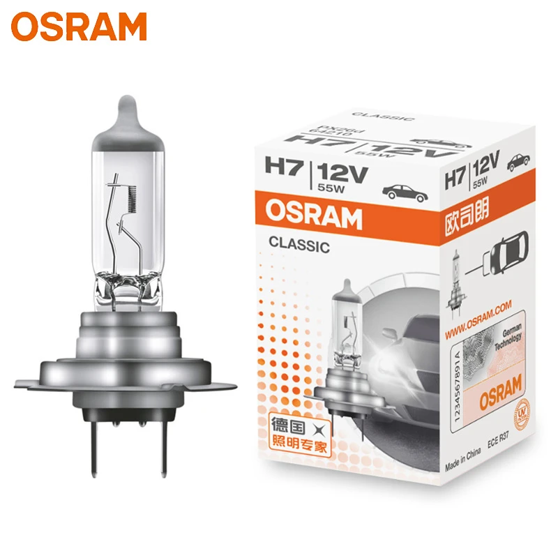 OSRAM H7 Standard Light Car Halogen Headlight Auto Bulb 3200K 12V 55W PX26d  64210 Original Lamp OEM Quality (1pc)|Car Headlight Bulbs(Halogen)| -  AliExpress