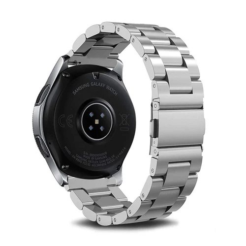 Металлический ремешок из нержавеющей стали для Xiaomi Amazfit Bip/Stratos 3/2/2 s/Pace/GTS GTR 42 мм 47 мм полосы для huawei Watch GT 2 42 мм 46 мм