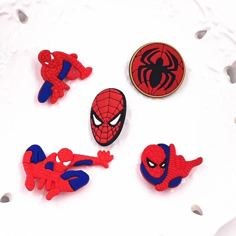 1 шт. значок Человека-паука Силиконовый Модный герой Marvel брошь высокого качества булавка для украшения одежды шарф шляпа рюкзак