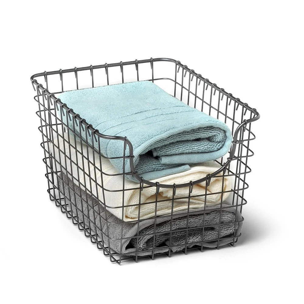 

Hot Metal Storage Basket Pantry Container Food Organizer Storage Basket Storage Organizer Basket Food Container For Home Desktop