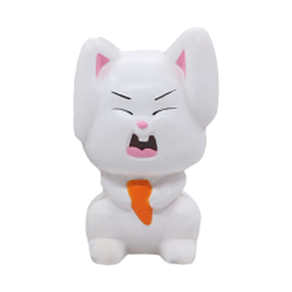 Stress Reliever Simulated Rabbit Slow Rising Squeezable Toy cartoon Aniaml Anti-anxiety Fun Toys Girly Heart Pinch Fun #A