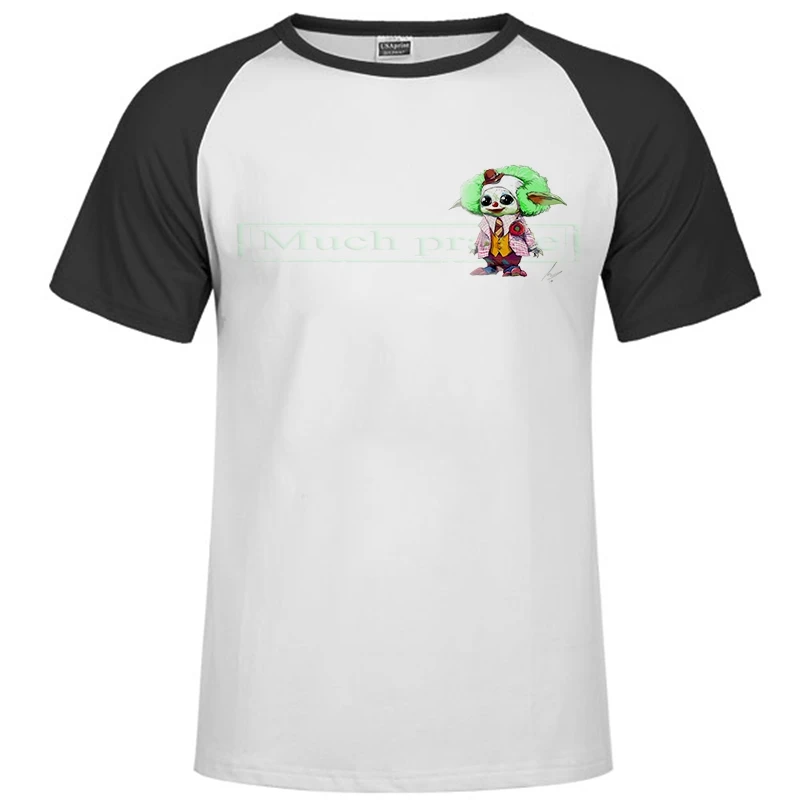 Raglan black 257 Г. Йода, Футболка мужская, Звездные войны, мандалор, футболка унисекс, Покемон, мультфильм, ребенок, йода, милая Футболка Harajuku, хип-хоп, уличная одежда, тренажерный зал - Цвет: Raglan black 257