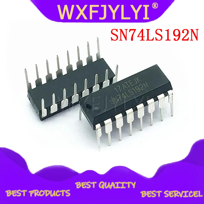 10 шт./лот SN74LS192N 74LS192 DIP16 двойной Синхронизация Часов Плюс/минус десятичный счетчик