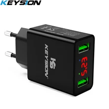 KEYSION светодиодный дисплей USB зарядное устройство для iPhone 11 iPad Plug быстрое настенное зарядное устройство для samsung Xiaomi huawei мобильный телефон адаптер зарядное устройство