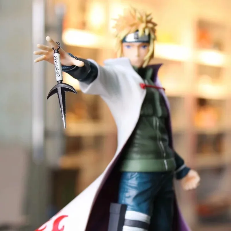The Fire Nation Hokage Action Figure Naruto Namikaze Minato Anime Model Cartoon PVC Doll Japanese Figurine for Collection