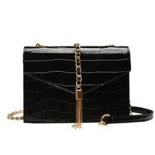 Женские сумки через плечо с кисточками и змеиным узором маленькая сумка на цепочке из искусственной кожи женская дизайнерская сумка на плечо