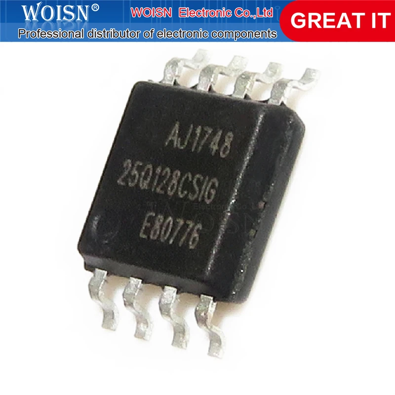 2pcs/lot W25Q64FVSAQ W25Q64CVSIG W25Q64 GD25Q128CSIG GD25Q128 SOP-8 In Stock | Электронные компоненты и