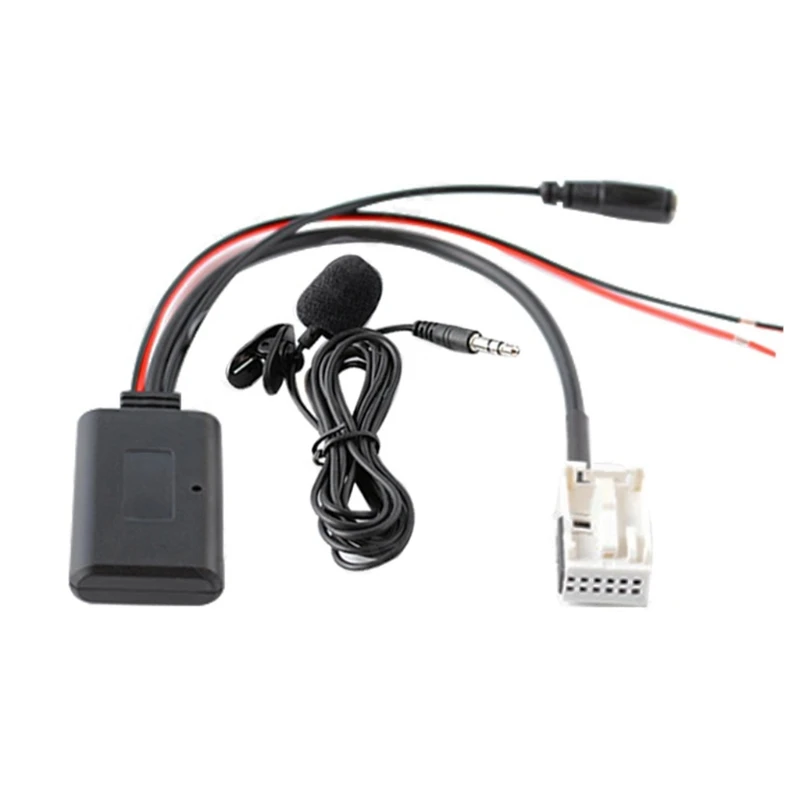 12Pin Bluetooth-compatible Module Wireless Car Radio Stereo Music Aux Cable Adapter For Peugeot 207 Citroen | Автомобили и