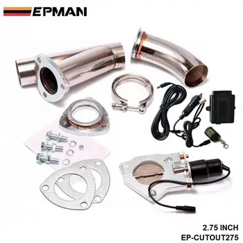 

Electric Exhaust DUMPS Cutout Stainless Steel Cutouts 2.75 inch inch+Piping+Switch For BMW E30 325i 318i M3 EP-CUTOUT275