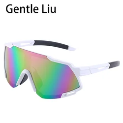Oversized Square Frame Sunglasses Men's Sport Running Bike Riding Sun Glasses Women Cycling Eyewear Bicycle Outdoor Eyeglasses