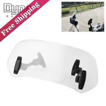 

Motorcycle Windscreen Wind Adjustable Deflector Spoiler Protection Universal For Honda Suzuki Yamaha BMW Kawasaki