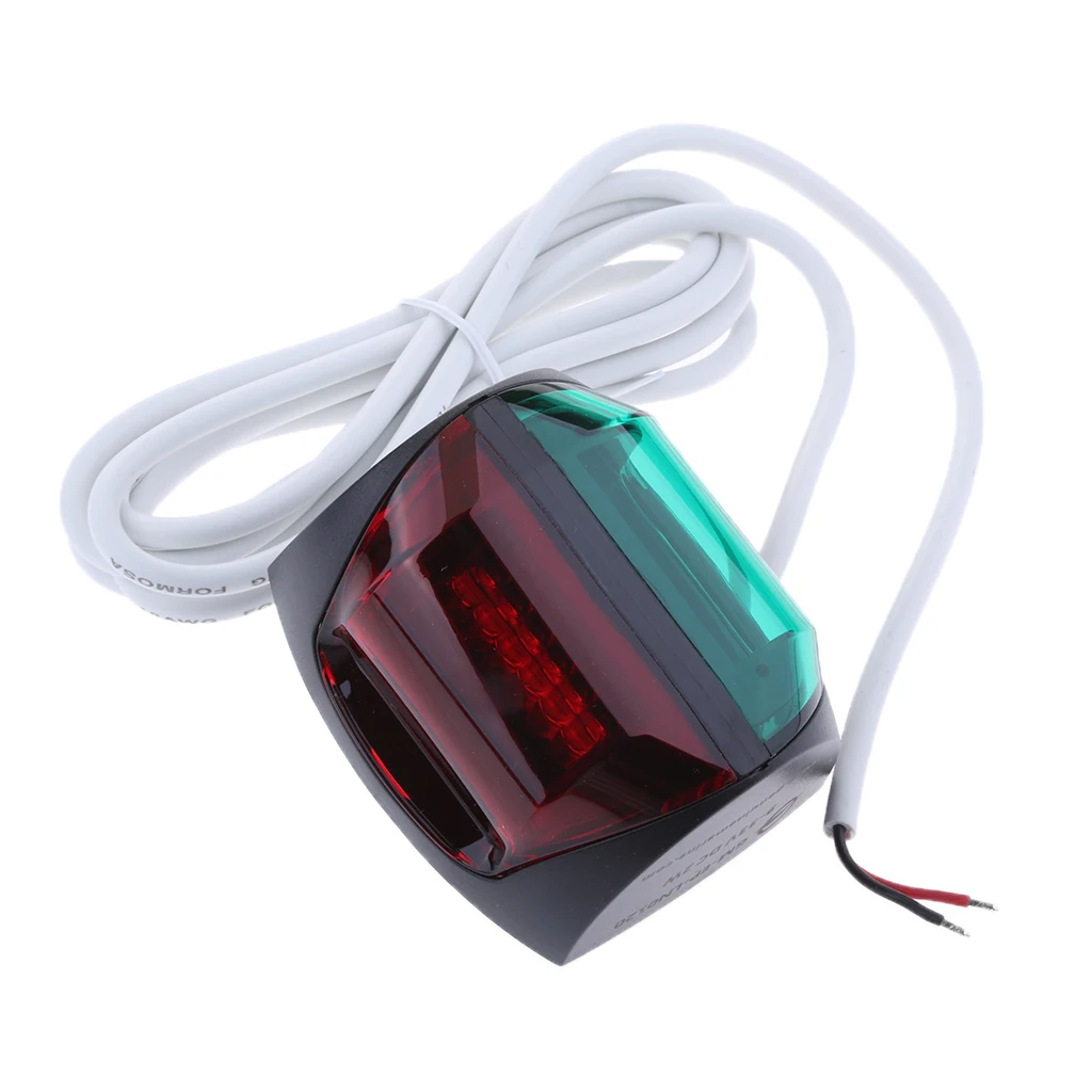 12V 24V светодиодный навигация красный зеленый парусных световой сигнал светильник для Морская Лодка Яхта