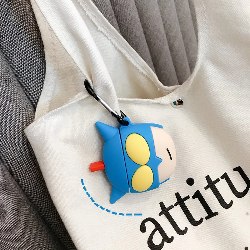 Классный чехол для наушников s для AirPods Pro Чехол милый силиконовый чехол с рисунком из мультфильма Crayon Shin-chan для Apple AirPods Pro 3 Защитная крышка