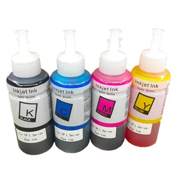 

New Compatible Specialized Bulk Ink K/M/C/Y Dye Based Non Refill Ink Kit for Epson L210 L222 L300 L312 L355 L350 L362 printer