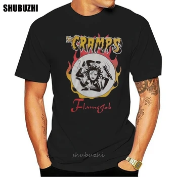 

Vintage_Reprint The Cramps Flame Job_ T Shirt Limmited Edition Usaszs 2Xl Mens T Shirt Summer O Neck 100%Cotton Men Short