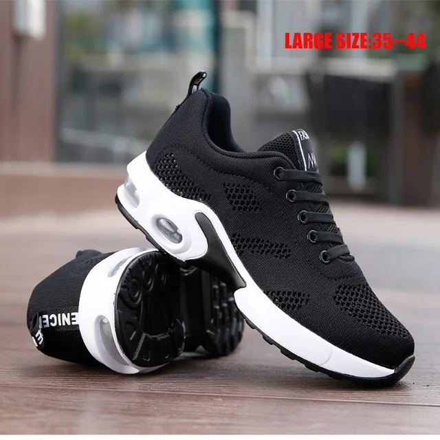 US $6.58 Women Casual Sneakers Fashionable Vulcanize Shoes Platform Spring Running Sport Sneakers Breathable