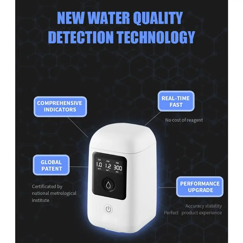 

Water Quality Detector TDS/TOC/COD Testing Drinking Water Bacteria Test Tool E65B