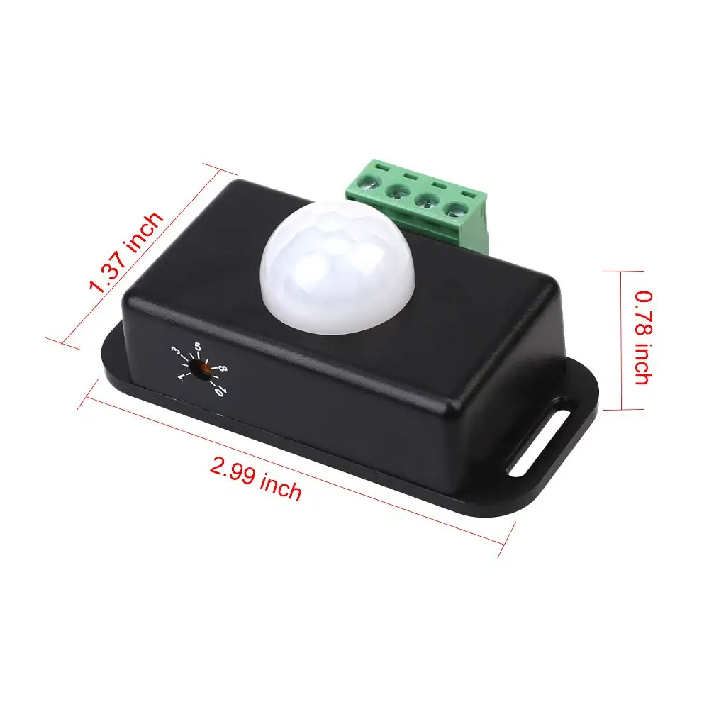 DC-12V-24V-8A-Automatic-Adjustable-PIR-Motion-Sensor-Switch-IR-Infrared-Detector-Light-Switch-Module (1)