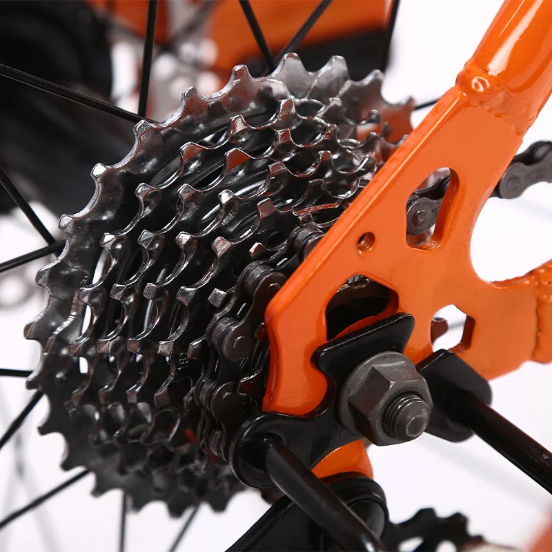 LAUXJACK Горный двухподвесный велосипед стальная складная рама 24 скорости Shimano