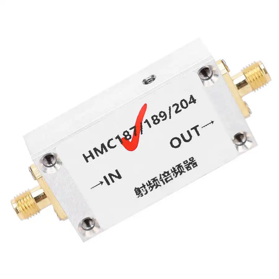 HMC187 HF Frequenzvervielfacher aus Aluminiumlegierung 0,87-2 GHz Eingang 1,7-4 GHz Ausgang Verdoppler Industriezubeh/ör